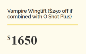 vampirewinglift lowerCapture - O-Shot Atlanta